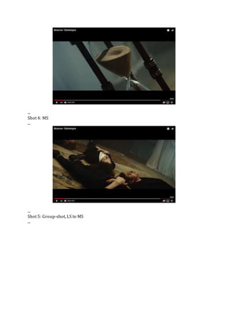 ...
Shot 4: MS
...
...
Shot 5: Group-shot, LS to MS
...
 