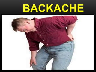 BACKACHE 
 