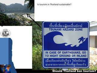 Is tourism in Thailand sustainable? 