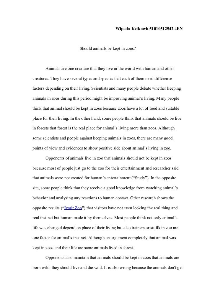 Animal Captivity Research Paper