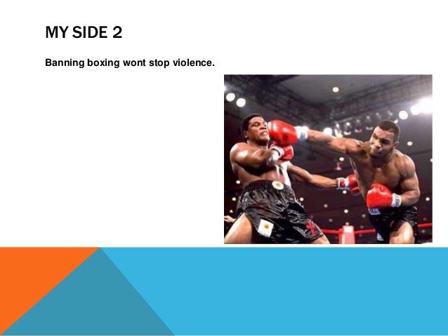 Persuasive essay should boxing banned