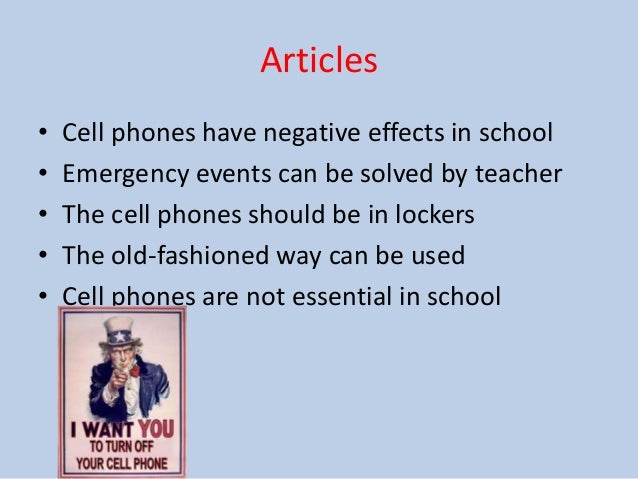 Should Cellphones Be Allowed In School Persuasive Essay