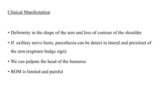 Shoulder fractures around the shoulder | PPTX