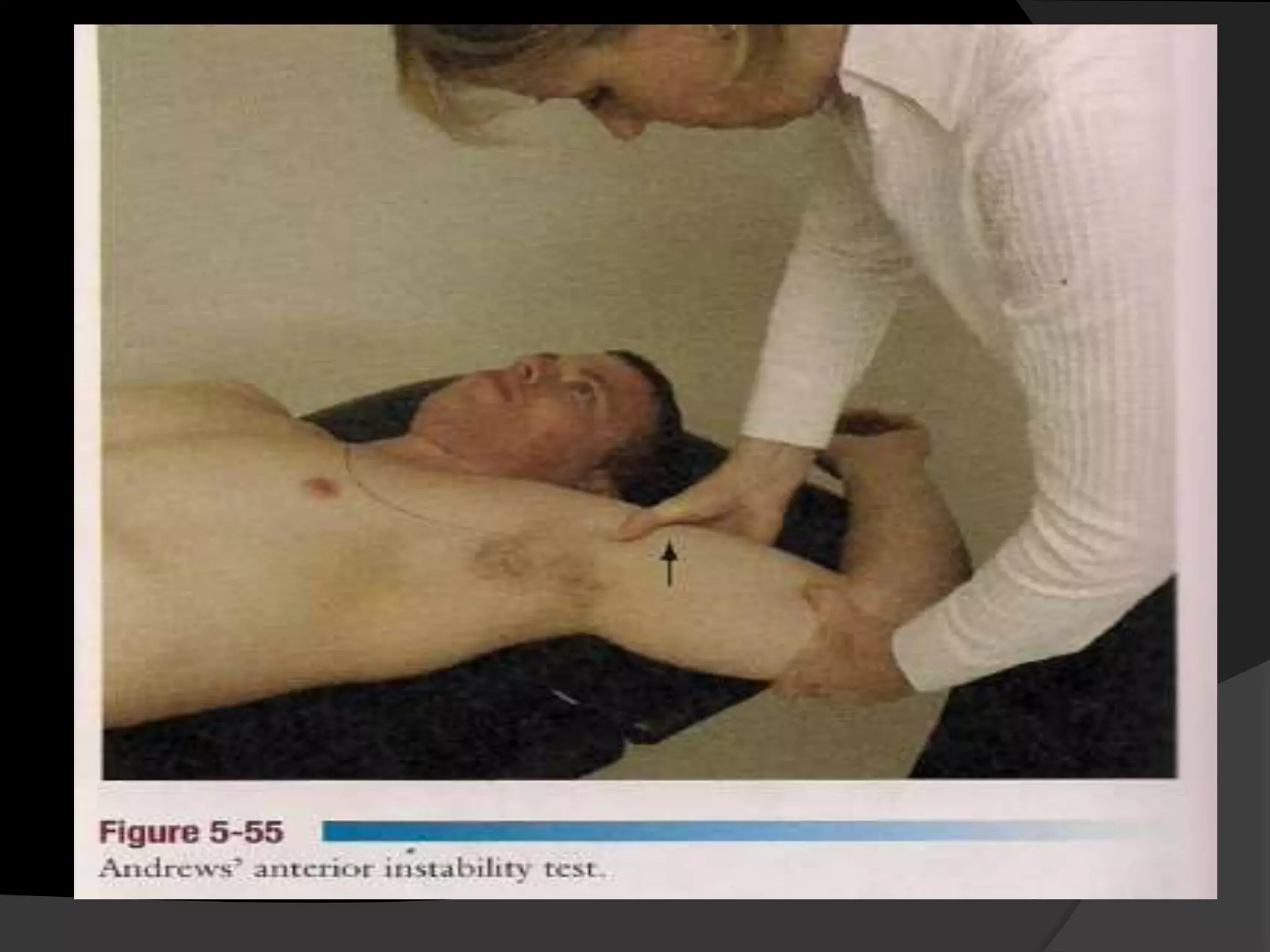 Shoulder Test Rolimons Shoulder - Special Tests | PPTX