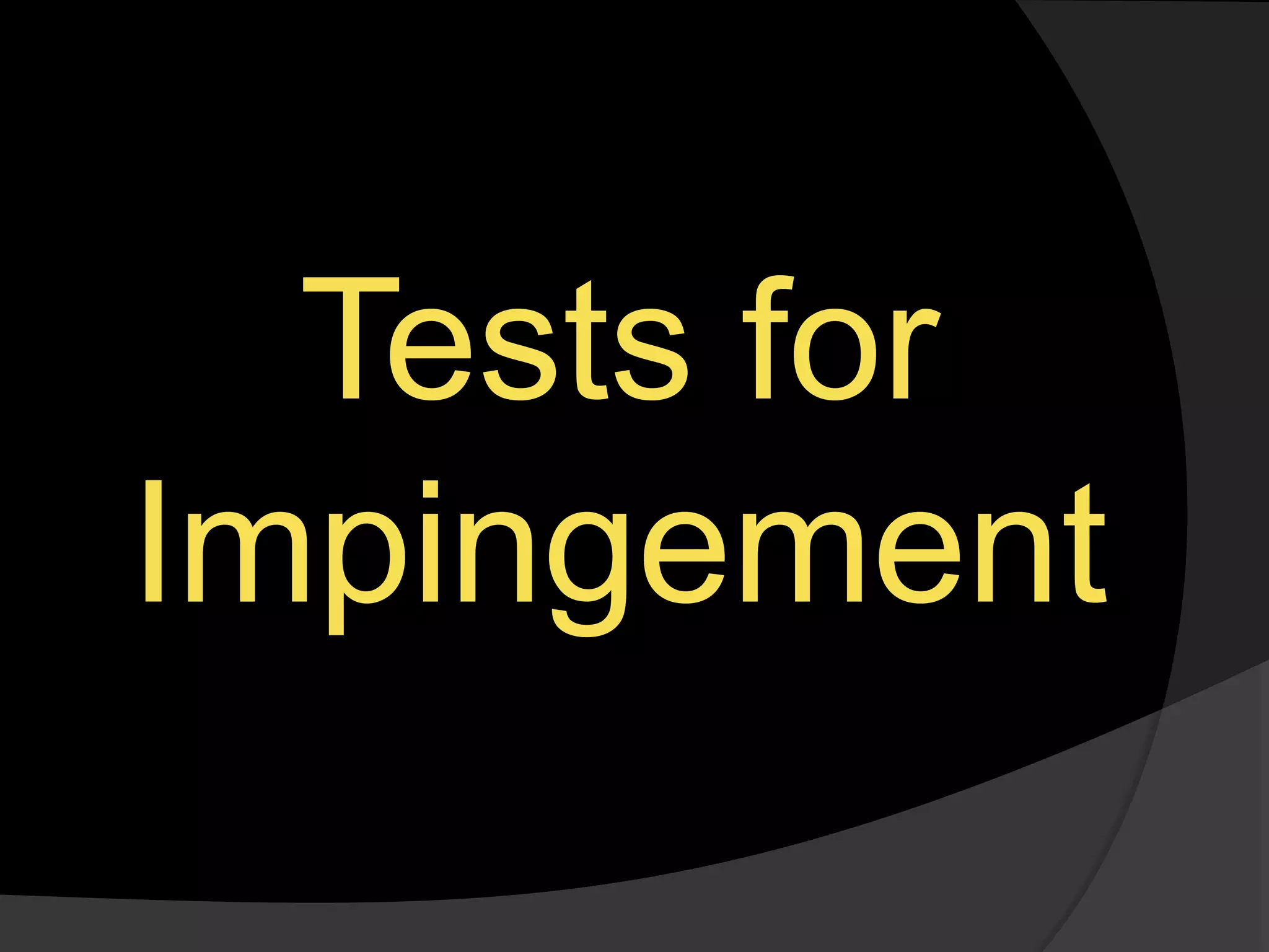 Shoulder Special Tests PPTX