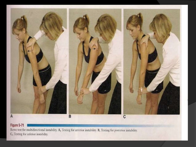 Shoulder Test Rolimons Shoulder - Special Tests | PPTX | Death, Injury, or Military Conflict ...