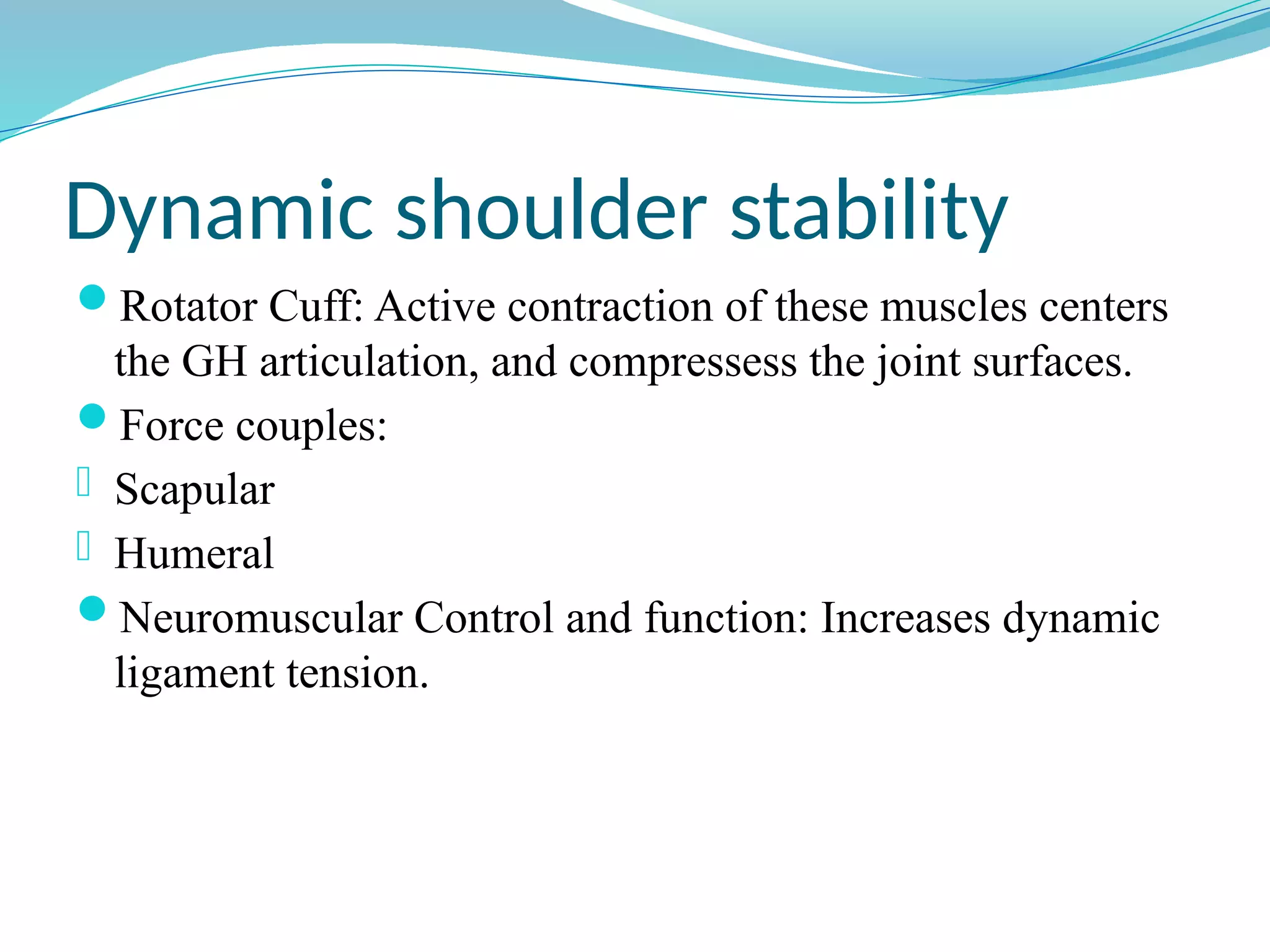 Shoulder anatomy__biomechanics__pathomechanics | PDF