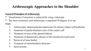 Shoulder Arthrogram Approach Shoulder & Arm anatomy & surgical approach.pptx