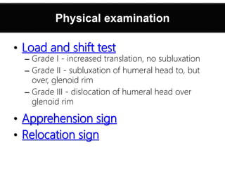 Humeral Shift Test Shoulderdislocation | PPTX