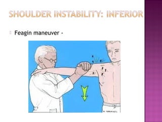    Feagin maneuver -
 