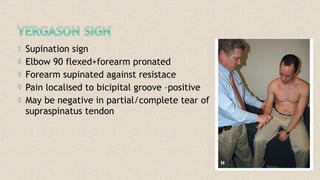 Supinator Sign Shoulder examination | PPT