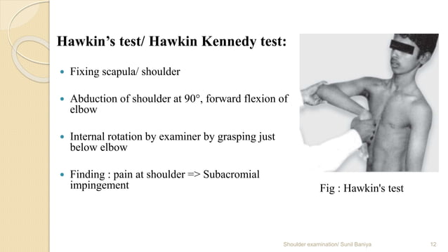 Shoulder examination | PPT
