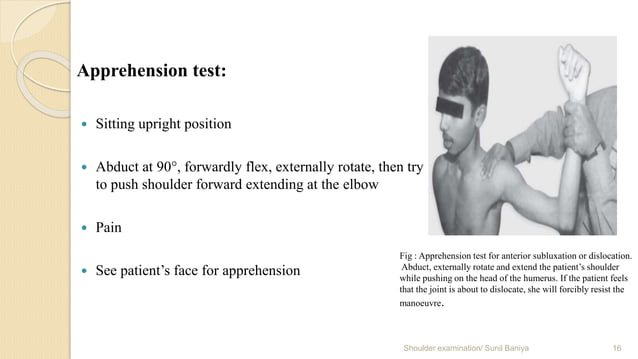 Shoulder examination | PPT