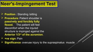 Tangential Neer Position Shoulder Examination.pptx all you want to know | PPTX