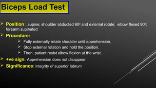 Shoulder Examination.pptx all you want to know | PPTX