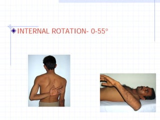 INTERNAL ROTATION- 0-55°
 