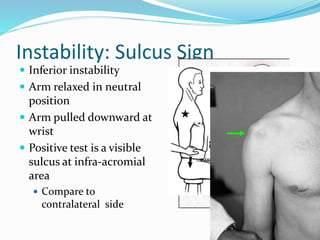 Shoulder examination ppt | PPTX
