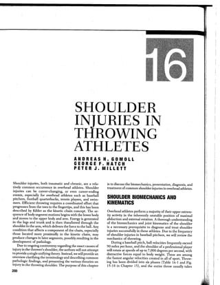 Shoulder Injuries in Throwing Athletes | Peter Millett MD - Shoulder Surgeon Colorado