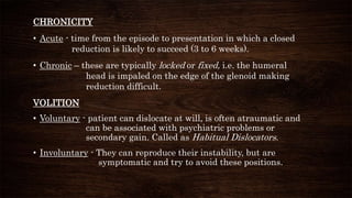 Shoulder instability | PPTX