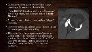 Shoulder instability | PPTX