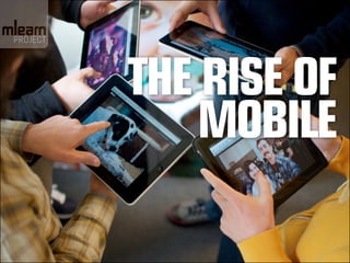 THE RISE OF
    MOBILE
 