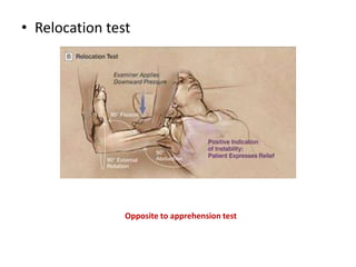 Job Relocation Test SHOULDER SPORT INJURIES | PPTX