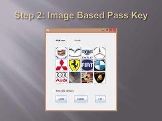 Shoulder surfing resistant graphical and image based login system