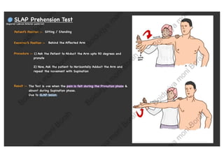 Shoulder Special Tests Guide + Diagnosis
