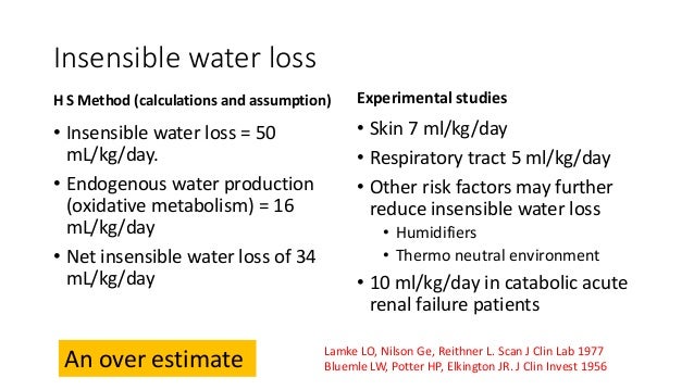 Should Holliday Segar Formula Be Challenged