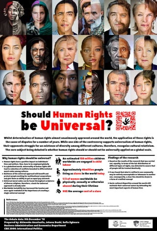 Should human rights be universal?