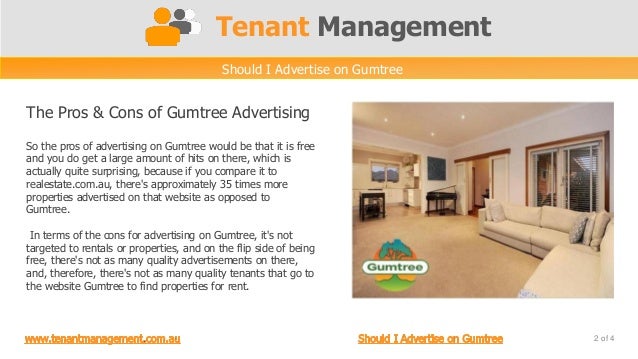 Should I Advertise my rental property on Gumtree?