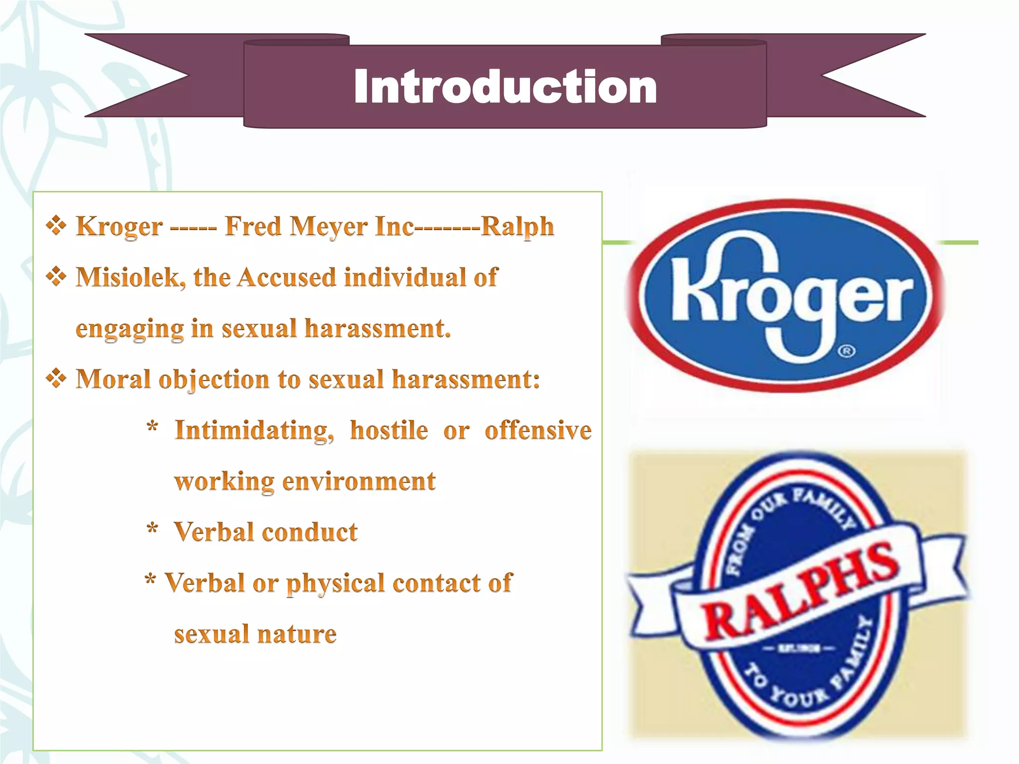 Should kroger pay now for what ralphs employee did then PPT