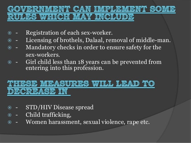 Should prostitution be legalized essay