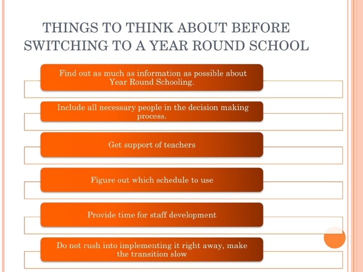 Year round school essay diversity