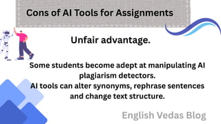 Should Students Use AI Tools for Assignments? Pros and Cons Debate | PDF