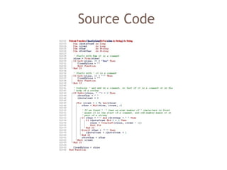 Source Code
 