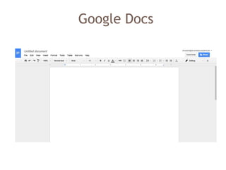 Google Docs
 