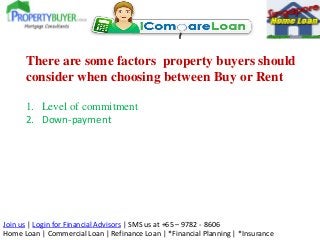 Join us | Login for Financial Advisors | SMS us at +65 – 9782 - 8606
Home Loan | Commercial Loan | Refinance Loan | *Finan...