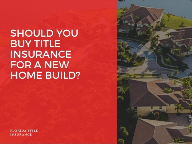 should i get title insurance on a new home