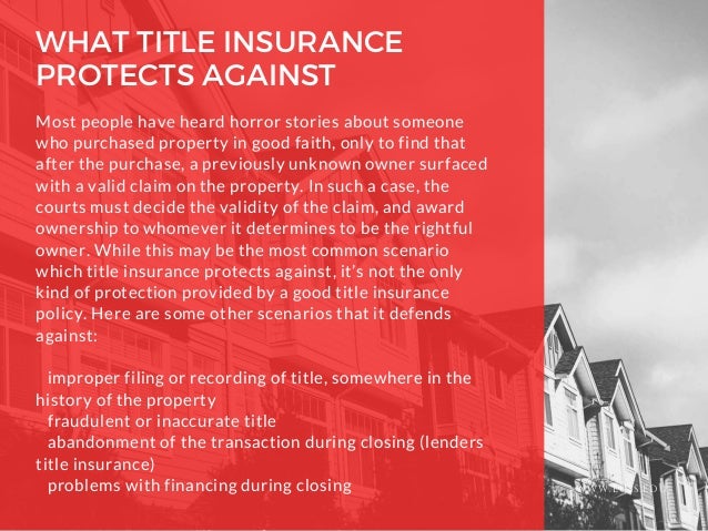 should i buy title insurance at closing