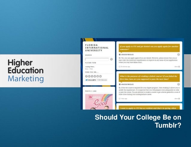 should your college be on tumblr college tumblr