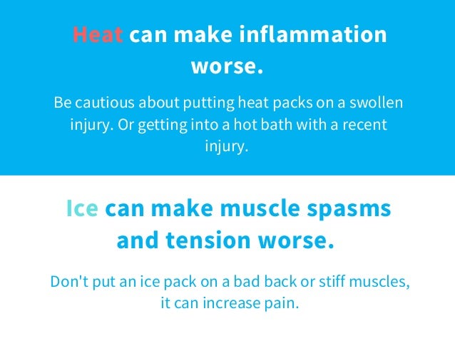 Should you use an ice pack or a heat pack? Should you use an ice pack or a heat pack?