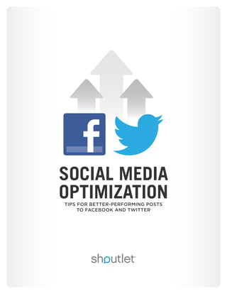 SOCIAL MEDIA
OPTIMIZATIONTIPS FOR BETTER-PERFORMING POSTS
TO FACEBOOK AND TWITTER
 