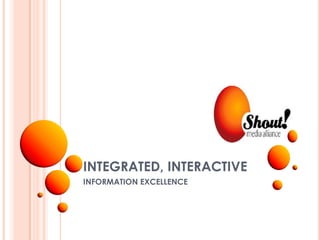 INTEGRATED, INTERACTIVE INFORMATION EXCELLENCE 