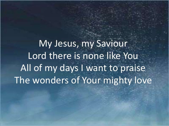Shout To The Lord Lyrics