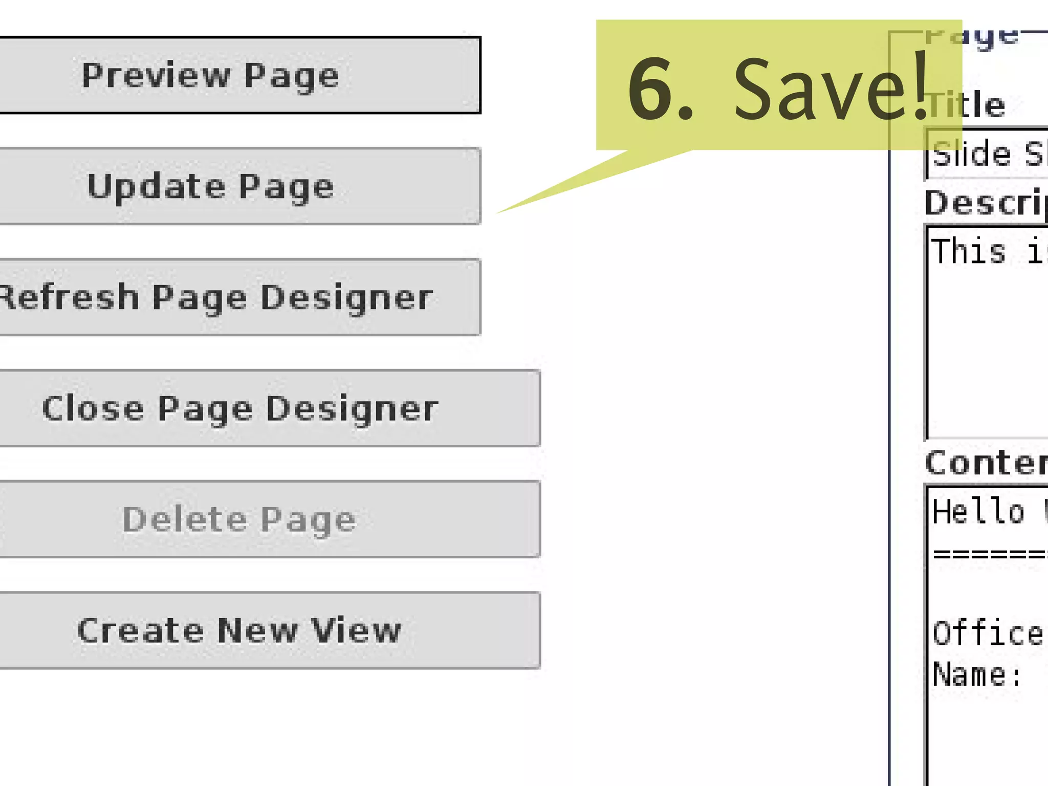 .




    6
    . . Save!
 