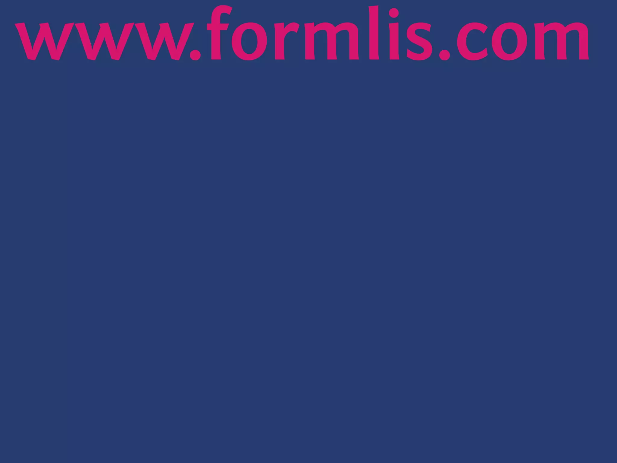 www.formlis.com
 