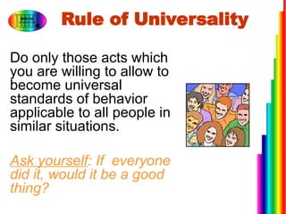 Universal Condition show-me-character-module in Human behavior4.ppt