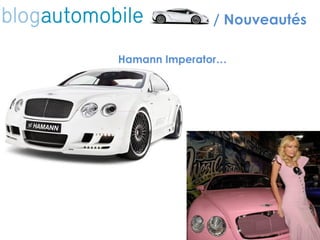 / Nouveautés Hamann Imperator… 