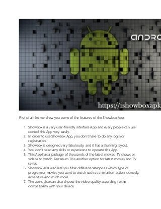 Showbox Apk Download
